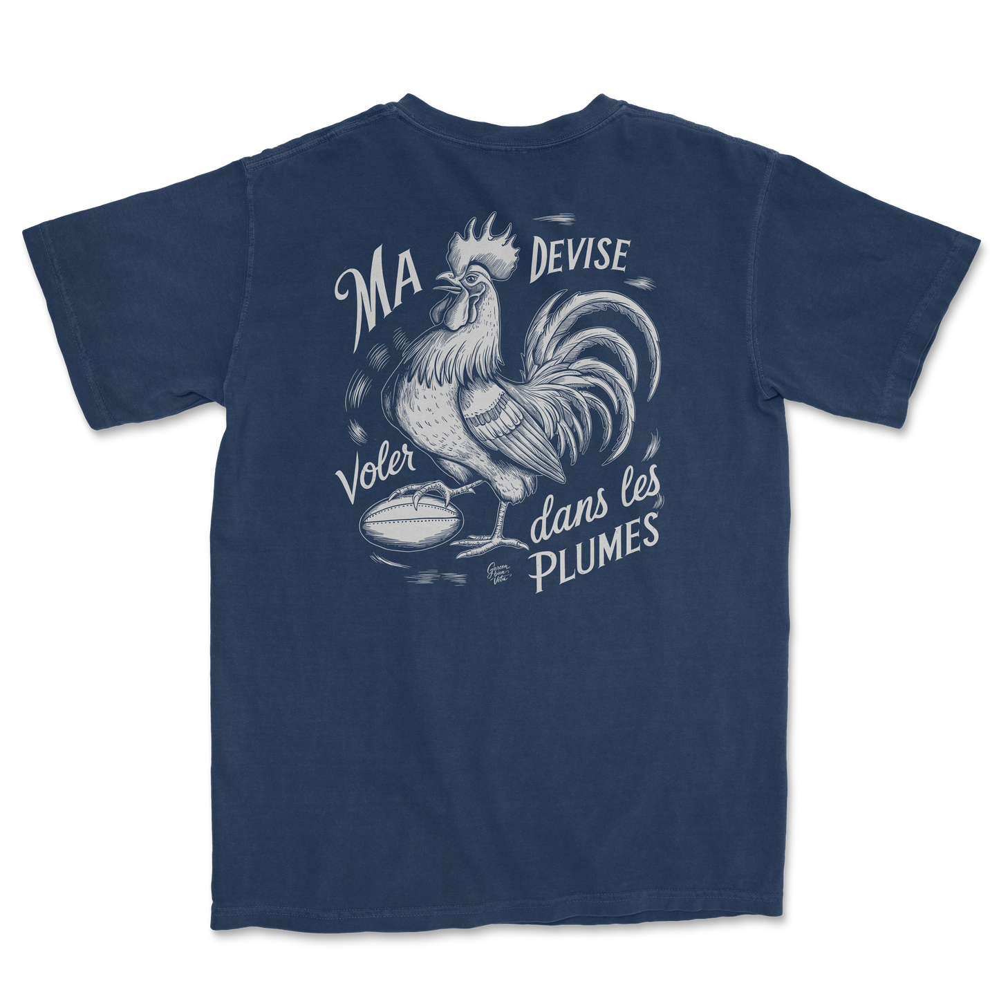 T-Shirt Ma Devise: Voler dans les Plumes